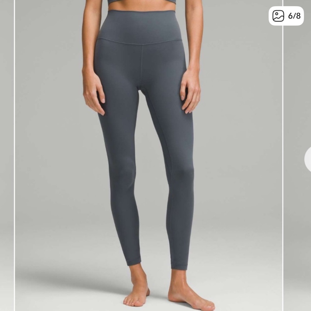 lululemon align leggings 25” oil grey